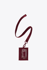 The ID Card Holder in Burgundy